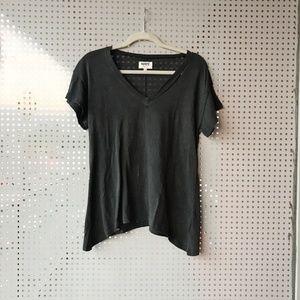 MATE the label V-neck Black vintage wash